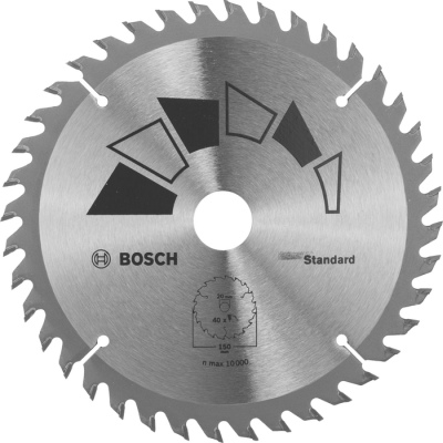 Plov kot Bosch Standard, 150 mm, 40 zubov pre PKS 18 LI